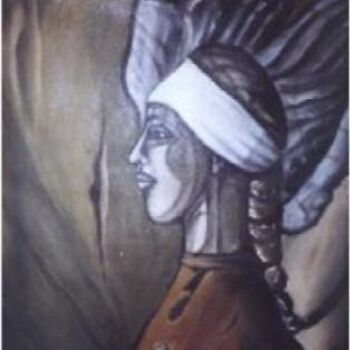 Pintura titulada "mujer alada" por Hebe Beatriz Alioto, Obra de arte original