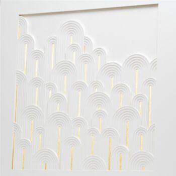 Sculpture titled "PS - 1" by Cosmin Adam, Original Artwork, Paper Mounted on Aluminium
