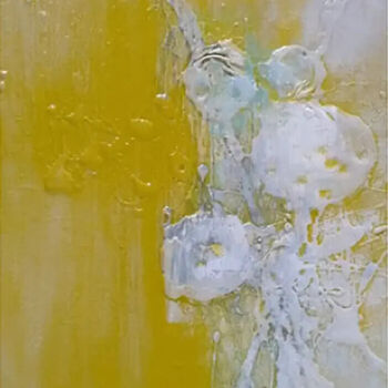 Pittura intitolato "Lemon" da Annette Wyrick-Solari, Opera d'arte originale, Acrilico Montato su Pannello di legno
