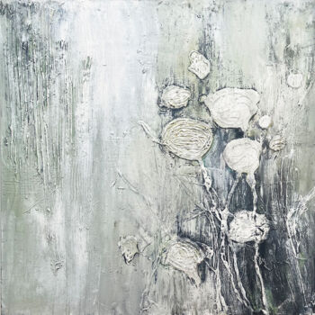 Pintura titulada "White Harvest" por Annette Wyrick-Solari, Obra de arte original, Acrílico Montado en Bastidor de camilla d…