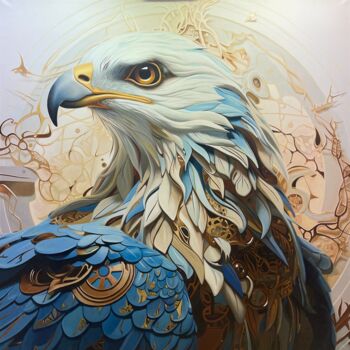 绘画 标题为“"Sovereign of the S…” 由Adam Laabs, 原创艺术品, 油 安装在木质担架架上