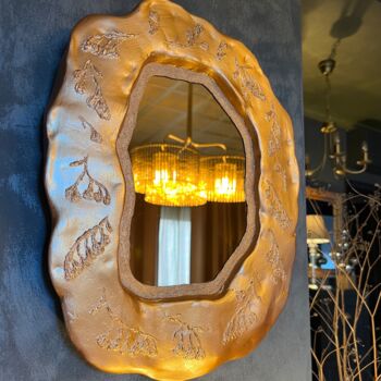 设计 标题为“Bronze Arty Mirror…” 由Iryna Antoniuk (IRENA TONE), 原创艺术品, 饰品