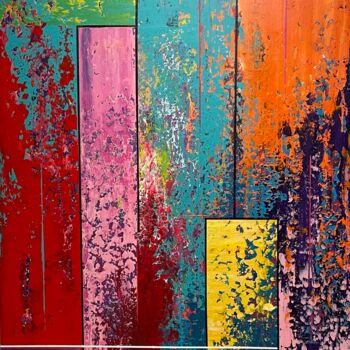 绘画 标题为“Field of Noise no:10” 由Uday Mastenbroek, 原创艺术品, 丙烯