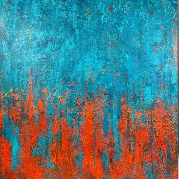 Painting titled "Secret Silence" by Uday Mastenbroek, Original Artwork, Acrylic