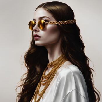 Digital Arts titled "Gen-Z in Renaissance" by Hazel, Original Artwork, Digital Photography