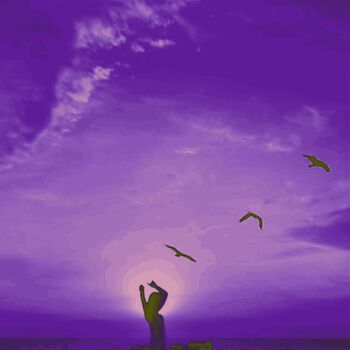 Digital Arts με τίτλο "Flight" από Vaïni, Αυθεντικά έργα τέχνης, Ψηφιακή ζωγραφική