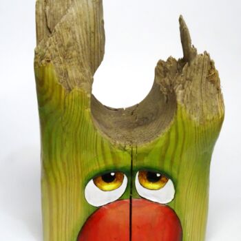 Sculpture intitulée "Garde fou" par René Blanchet, Œuvre d'art originale, Bois