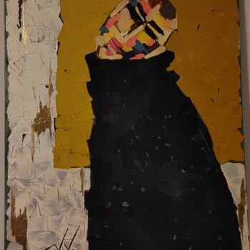 Painting titled "Observer" by Natalia Vypritskaia, Original Artwork, Acrylic