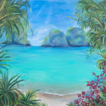 Pintura titulada "Phi Phi" por Julia Valova, Obra de arte original, Oleo