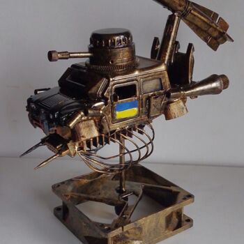 제목이 "Ukraine dieselpunk…"인 조형물 Steampunker_ukraine로, 원작, 금속