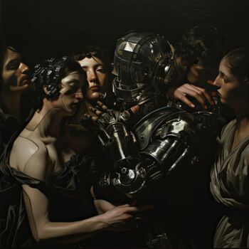 "Reflets d'une Consc…" başlıklı Dijital Sanat Nathan Fischer tarafından, Orijinal sanat, AI tarafından oluşturulan görüntü