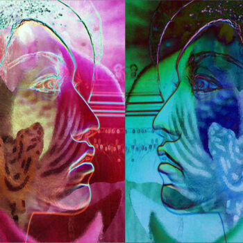 Digital Arts titled "Motsättning" by Johann Sidlo, Original Artwork, Digital Painting