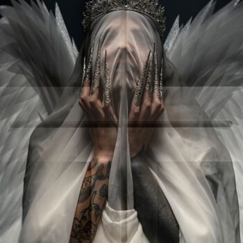 Photographie intitulée "Dark Angel II" par Cédric Brion, Œuvre d'art originale, Photographie numérique Monté sur Aluminium