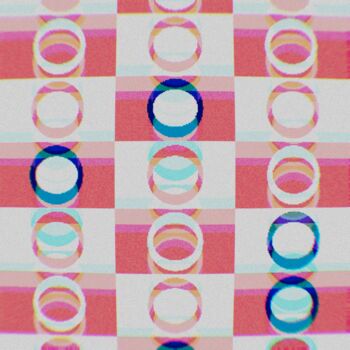 数字艺术 标题为“Regards des cercles…” 由Isabelle Cohen, 原创艺术品, 2D数字工作