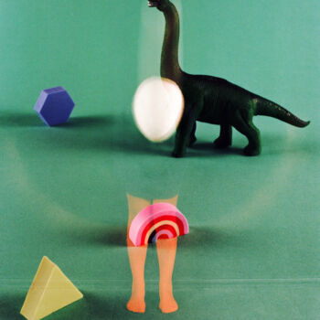 Fotografie getiteld "Dinosauria" door Tania Serket, Origineel Kunstwerk, Digitale afdruk