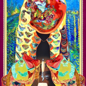 Art textile intitulée "Potential" par Kostyantin Malginov, Œuvre d'art originale, Tapisserie