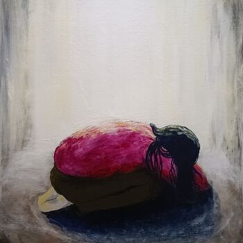 Peinture intitulée "Mes larmes secrètes" par Diane Mongis (YeshouArt), Œuvre d'art originale, Acrylique Monté sur Châssis en…