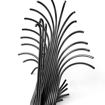 Sculptuur getiteld "The Swan - soul in…" door Albert Dura, Origineel Kunstwerk, Metalen