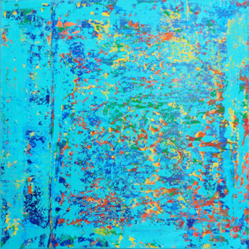 Painting titled "Deep Ocean" by Elli Popa, Original Artwork, Acrylic