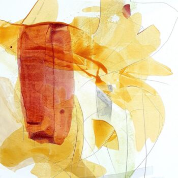 Ζωγραφική με τίτλο "Colors of my dreams" από Isabelle Mignot, Αυθεντικά έργα τέχνης, Ακρυλικό Τοποθετήθηκε στο Ξύλινο φορείο…