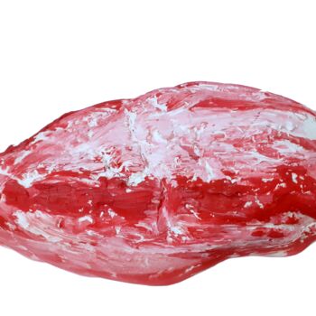 Γλυπτική με τίτλο "Lipstick Shoes" από Aledra, Αυθεντικά έργα τέχνης, Τσιμέντο