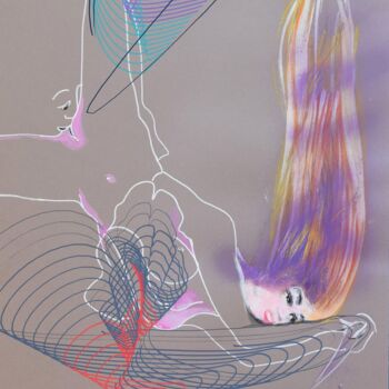 绘画 标题为“Интимный поцелуй” 由Anna Skorko, 原创艺术品, 标记