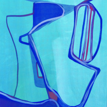 Peinture intitulée "Sans titre" par Thu Huong Nguyen Dufourmantelle, Œuvre d'art originale, Acrylique