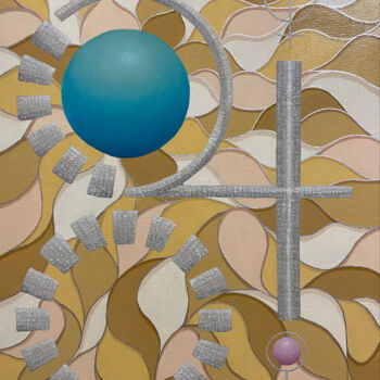 Ζωγραφική με τίτλο "Harmony of Jupiter" από Anton Vishnevsky (A. Vish), Αυθεντικά έργα τέχνης, Λάδι Τοποθετήθηκε στο Ξύλινο…