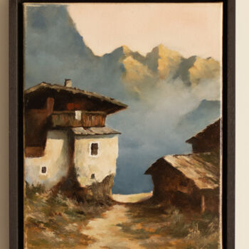 제목이 "Old farm in the mou…"인 미술작품 Igor Makeev로, 원작, 기름