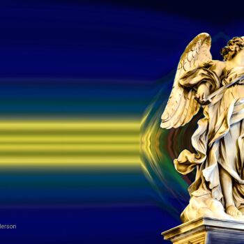 Digital Arts titled "Angel" by Rudy L. Henderson, Original Artwork, Digital Collage