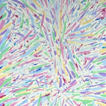 Peinture intitulée "Graphics Experiment…" par Gleb Skubachevsky, Œuvre d'art originale, Acrylique