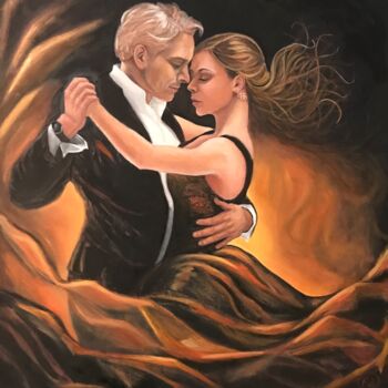 "A Dream to be Remem…" başlıklı Tablo Bobbie Salvador tarafından, Orijinal sanat, Petrol artwork_cat. üzerine monte edilmiş
