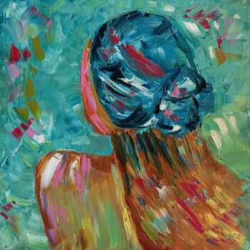 「"Love.Life.Summer"」というタイトルの絵画 Natalya Mougenotによって, オリジナルのアートワーク, オイル