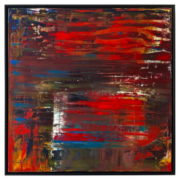 Malerei mit dem Titel "No. 1382_Untitled" von Guido Lötscher, Original-Kunstwerk, Öl Auf Keilrahmen aus Holz montiert