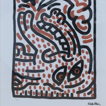 Gravures & estampes intitulée "keith_haring_5" par Keith Haring, Œuvre d'art originale