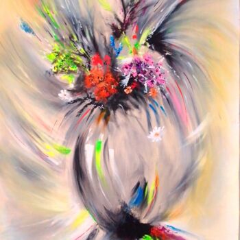 Peinture intitulée "Transparent beauty" par Moin Uddin, Œuvre d'art originale, Acrylique