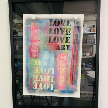 제목이 "Wall art lovers"인 미술작품 N Nathan로, 원작, 아크릴