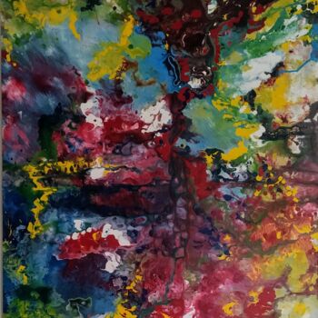 Malerei mit dem Titel "Retour de la vie" von Vera Ivanaj, Original-Kunstwerk, Acryl