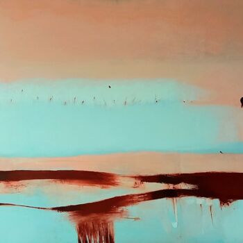 Painting titled "Sky" by Marcus Duchen, Original Artwork, Oil