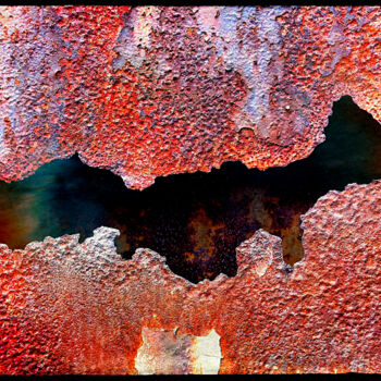 Collagen mit dem Titel "Structures No. 2" von Frank Wichmann (sinnesreiz.art), Original-Kunstwerk, Digitale Fotografie