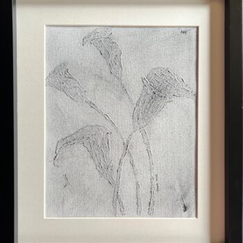 绘画 标题为“Cala Black and Whit…” 由Iryna Antoniuk (IRENA TONE), 原创艺术品, 丙烯