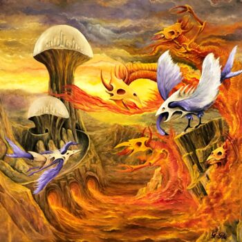 绘画 标题为“Gregory Pyra Piro p…” 由Gregory Pyra Piro, 原创艺术品, 油 安装在其他刚性面板上