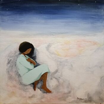 Peinture intitulée "La Paix Parfaite" par Diane Mongis (YeshouArt), Œuvre d'art originale, Acrylique Monté sur Châssis en bo…