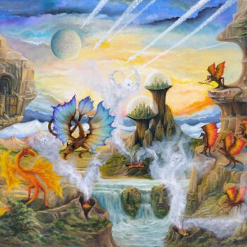 Peinture intitulée "Gregory Pyra Piro p…" par Gregory Pyra Piro, Œuvre d'art originale, Huile