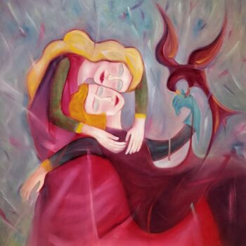 Peinture intitulée "FIN' AMOR" par Philippe Graillot (TORGALLI), Œuvre d'art originale, Huile Monté sur Châssis en bois