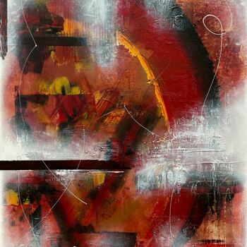 "Scarlet Reverberati…" başlıklı Tablo Denis Fluierar tarafından, Orijinal sanat, Akrilik