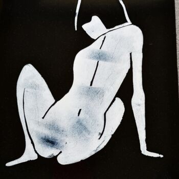 绘画 标题为“erotic 1” 由Leszek Dziaduch, 原创艺术品, 搪瓷