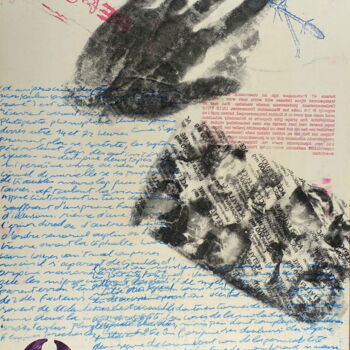 印花与版画 标题为“_mémoire_oublie_ po…” 由Xavier Debeerst, 原创艺术品, 蒙纳