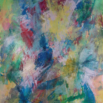 「New world」というタイトルの絵画 Peter Kilbによって, オリジナルのアートワーク, アクリル