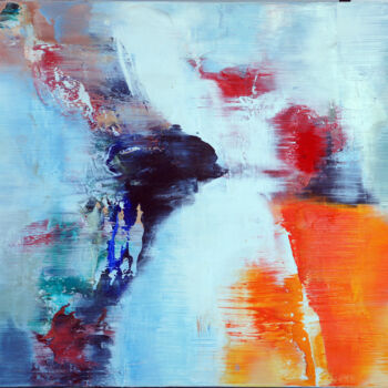 제목이 "Ohne Titel, 100 x 1…"인 미술작품 Konstantin Grabowski로, 원작, 기름 나무 들것 프레임에 장착됨